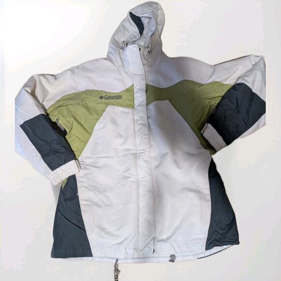 Columbia 3 In 1 Core Interchange Women's Medium Coat Hooded Jacket Ski Snowboard - Picture 1 of 7